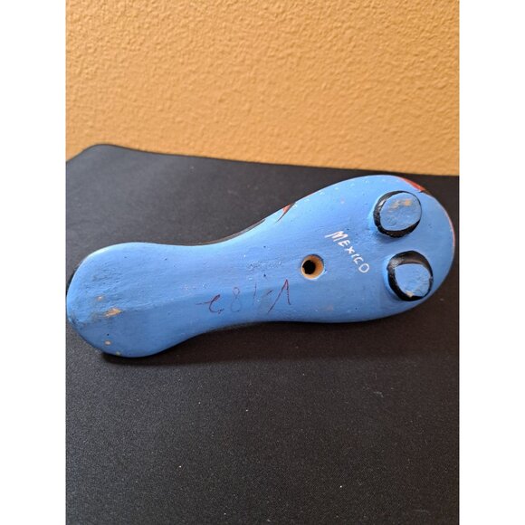 Tonala Mexican Ceramic Bird Figurine Folk Art Vibrant Colors Hand-Painted - Picture 5 of 7